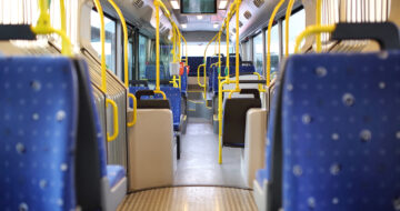 Route bus in Dubai.